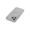 Newface iPhone 14 Pro Kılıf Matte Şeffaf Magneticsafe - Şeffaf