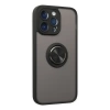 Newface iPhone 14 Pro Kılıf Montreal Yüzüklü Silikon Kapak