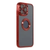 Newface iPhone 14 Pro Kılıf Slot Silikon - Kırmızı