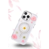 Newface iPhone 14 Pro Max Flower Magsafe Kapak - Sarı