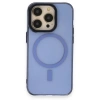 iPhone 14 Pro Max Kılıf Anka PC Magneticsafe Sert Metal Kapak - Sierra Blue