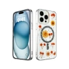 Newface iPhone 14 Pro Max Kılıf Daisy Simli Magsafe Kapak - Siyah