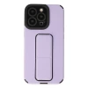 Newface iPhone 14 Pro Max Kılıf Mega Standlı Silikon - Lila