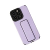 Newface iPhone 14 Pro Max Kılıf Mega Standlı Silikon - Lila