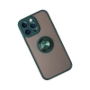Newface iPhone 14 Pro Max Kılıf Montreal Yüzüklü Silikon Kapak