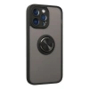 Newface iPhone 14 Pro Max Kılıf Montreal Yüzüklü Silikon Kapak