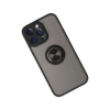 Newface iPhone 14 Pro Max Kılıf Montreal Yüzüklü Silikon Kapak