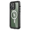 Newface iPhone 14 Pro Max Kılıf Red Pepper Magneticsafe Su Geçirmez Kılıf - Siyah-Gri