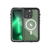 Newface iPhone 14 Pro Max Kılıf Red Pepper Magneticsafe Su Geçirmez Kılıf - Siyah-Gri