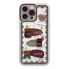 Newface iPhone 14 Pro Max Kılıf Sweet Desenli Silikon Kapak