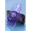 Newface iPhone 14 Pro Max Kılıf Tron Şeffaf Magsafe Kapak