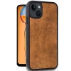 Newface iPhone 15 Kılıf Aras Deri Kapak