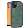 Newface iPhone 15 Kılıf Aras Deri Kapak - Koyu Yeşil