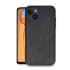 Newface iPhone 15 Kılıf Aras Deri Kapak - Siyah