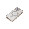 Newface iPhone 15 Kılıf Joke Simli Magneticsafe Kılıf