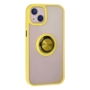 Newface iPhone 15 Kılıf Montreal Yüzüklü Silikon Kapak