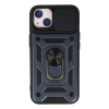 Newface iPhone 15 Kılıf Pars Lens Yüzüklü Silikon