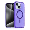 Newface iPhone 15 Plus Kılıf Glow Magsafe Kapak - Mor