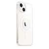 Newface iPhone 15 Plus Kılıf Magneticsafe Şeffaf Silikon - Şeffaf