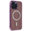 Newface iPhone 15 Pro Kılıf Diamond Magsafe Kapak