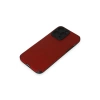 Newface iPhone 15 Pro Kılıf Loop Deri Silikon - Kırmızı
