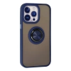 Newface iPhone 15 Pro Kılıf Montreal Yüzüklü Silikon Kapak