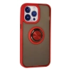 Newface iPhone 15 Pro Kılıf Montreal Yüzüklü Silikon Kapak