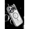 Newface iPhone 15 Pro Kılıf Teleskop Lens Magsafe Silikon Kapak - Titan Gri