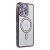 Newface iPhone 15 Pro Max Kılıf Joke Simli Magneticsafe Kılıf