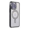 Newface iPhone 15 Pro Max Kılıf Joke Simli Magneticsafe Kılıf