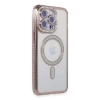Newface iPhone 15 Pro Max Kılıf Joke Simli Magneticsafe Kılıf