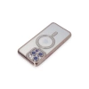 Newface iPhone 15 Pro Max Kılıf Joke Simli Magneticsafe Kılıf