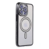 Newface iPhone 15 Pro Max Kılıf Joke Simli Magneticsafe Kılıf