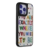 Newface iPhone 15 Pro Max Kılıf Mirror Desenli Kapak