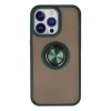 Newface iPhone 15 Pro Max Kılıf Montreal Yüzüklü Silikon Kapak