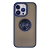 Newface iPhone 15 Pro Max Kılıf Montreal Yüzüklü Silikon Kapak