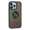 Newface iPhone 15 Pro Max Kılıf Montreal Yüzüklü Silikon Kapak