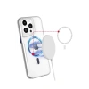 Newface iPhone 15 Pro Max Kılıf PC Poso Magsafe Kapak - Şeffaf