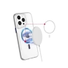 Newface iPhone 15 Pro Max Kılıf PC Poso Magsafe Kapak - Şeffaf