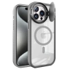 Newface iPhone 15 Pro Max Kılıf Teleskop Lens Magsafe Silikon Kapak