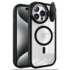 Newface iPhone 15 Pro Max Kılıf Teleskop Lens Magsafe Silikon Kapak