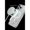 Newface iPhone 15 Pro Max Kılıf Tron Şeffaf Magsafe Kapak - Şeffaf