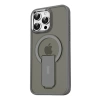 Newface iPhone 15 Pro Tork Magsafe Standlı Kapak - Titan Gri