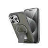 Newface iPhone 15 Pro Tork Magsafe Standlı Kapak - Titan Gri