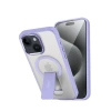 Newface iPhone 15 Tork Magsafe Standlı Kapak - Lila