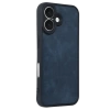 Newface iPhone 16 Kılıf Aras Deri Kapak - Lacivert