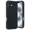 Newface iPhone 16 Kılıf Aras Deri Kapak - Siyah