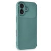 Newface iPhone 16 Kılıf Auto Focus Karbon Kapak - Koyu Yeşil