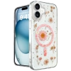 Newface iPhone 16 Kılıf Daisy Simli Magsafe Kapak