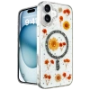 Newface iPhone 16 Kılıf Daisy Simli Magsafe Kapak